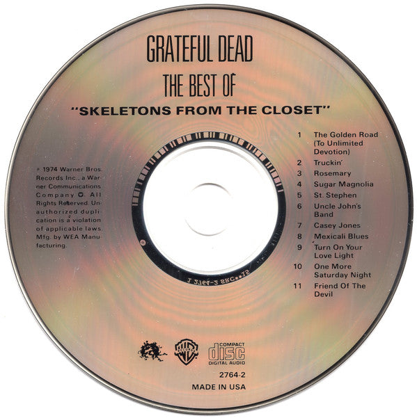 Grateful Dead* : The Best Of: Skeletons From The Closet (CD, Comp, RE, RM)