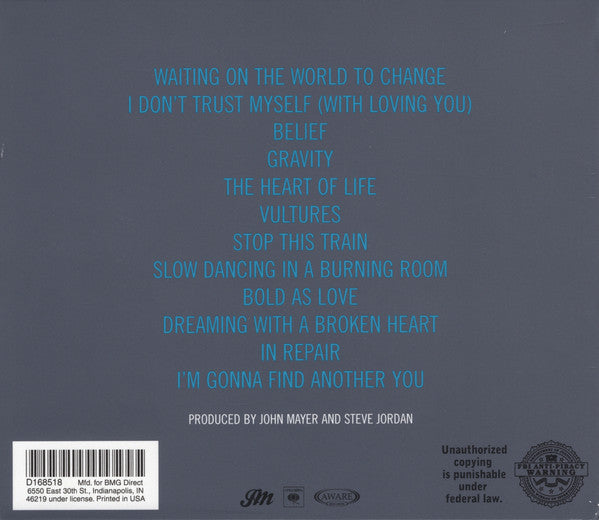 John Mayer : Continuum (CD, Album, Club, BMG)