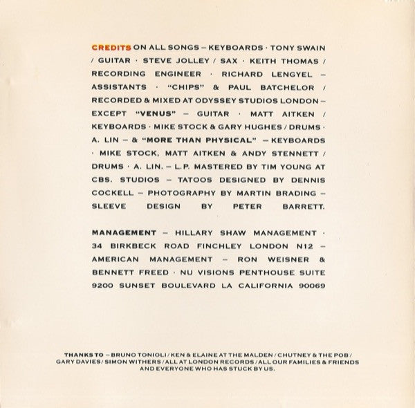 Bananarama : True Confessions (CD, Album)