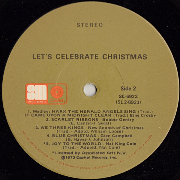 Various : Let's Celebrate Christmas (LP, Comp)