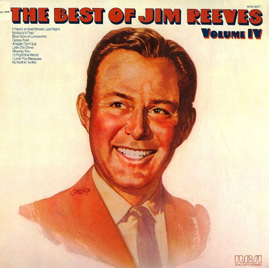 Jim Reeves : The Best Of Jim Reeves Volume IV (LP, Comp, Ind)
