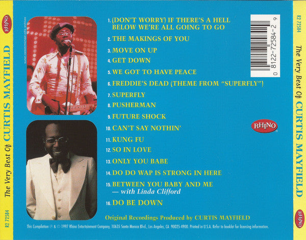 Curtis Mayfield : The Very Best Of Curtis Mayfield (CD, Comp, RE, Sli)