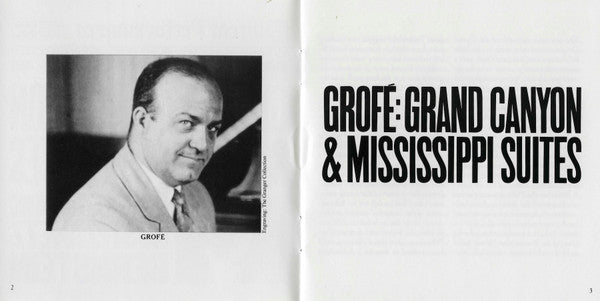 Grofe* : New York Philharmonic, Kostelanetz*, Bernstein* : Grand Canyon & Mississippi Suites (CD, Comp, RM)