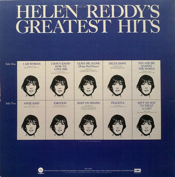 Helen Reddy : Helen Reddy's Greatest Hits (LP, Comp)