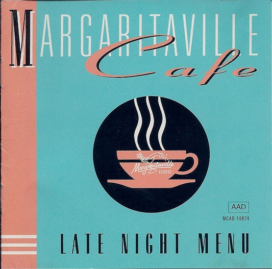 Various : Margaritaville Cafe Late Night Menu (CD, Comp)