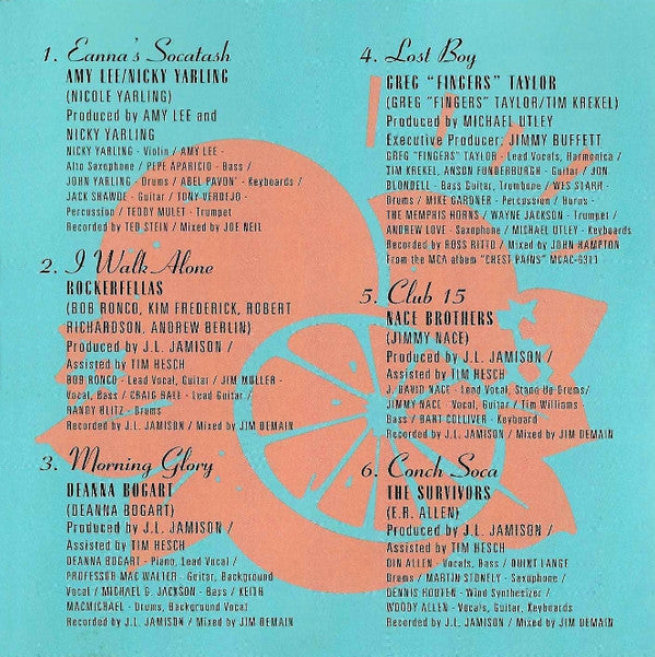 Various : Margaritaville Cafe Late Night Menu (CD, Comp)