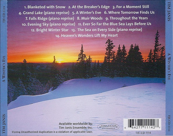 Tim Janis : A Winter's Eve (CD, Album)