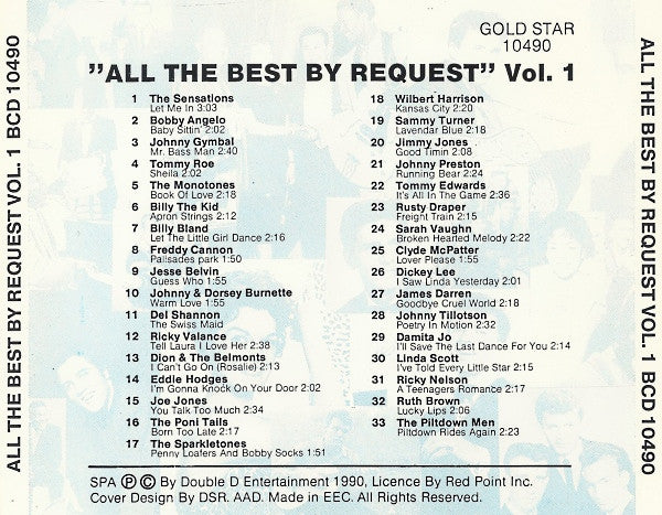 Various : All The Best By Request Vol. 1 (CD, Comp)