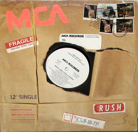 Jody Watley : When A Man Loves A Woman (12", Promo)