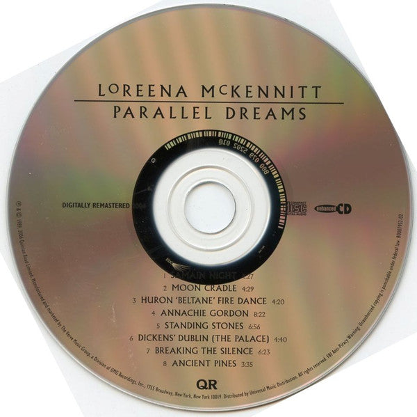 Loreena McKennitt : Parallel Dreams (CD, Album, Enh, RM, RP)