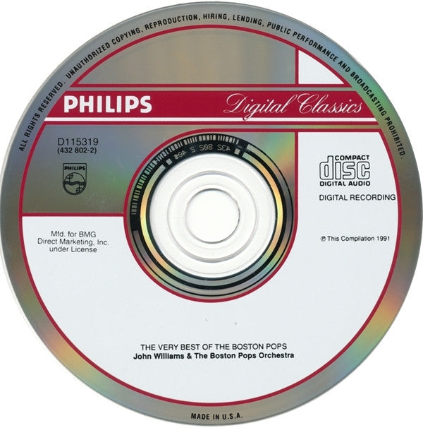 John Williams (4) & Boston Pops* : The Very Best Of The Boston Pops (CD, Comp, Club, RE)