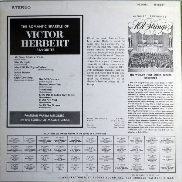 101 Strings : Victor Herbert (LP)