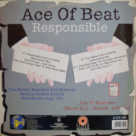 Ace Of Beat : Responsible (12")