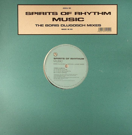 Spirits Of Rhythm : Music (The Boris Dlugosch Mixes) (12", M/Print)