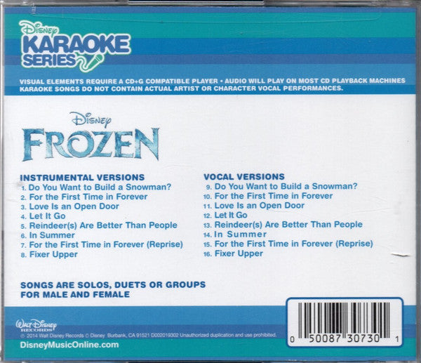 Various : Frozen (CD+G, RE, Oly)