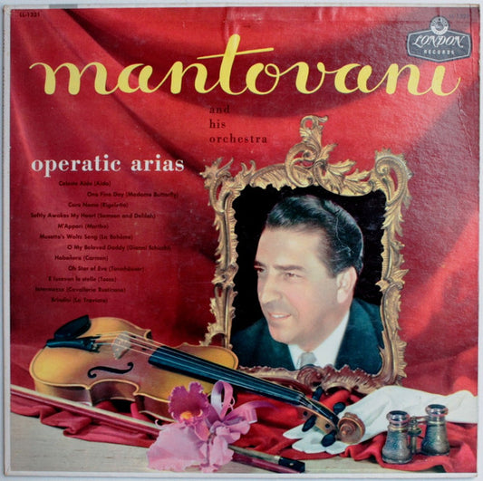 Mantovani And His Orchestra : Operatic Arias (LP)