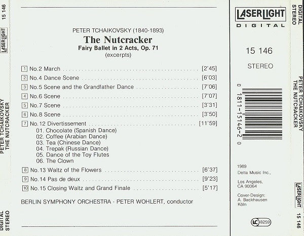 Tchaikovsky* - Berlin Symphony Orchestra*, Peter Wohlert : The Nutcracker (Highlights) (CD, Album)