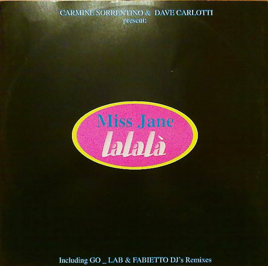 Miss Jane : LaLaLà (12")