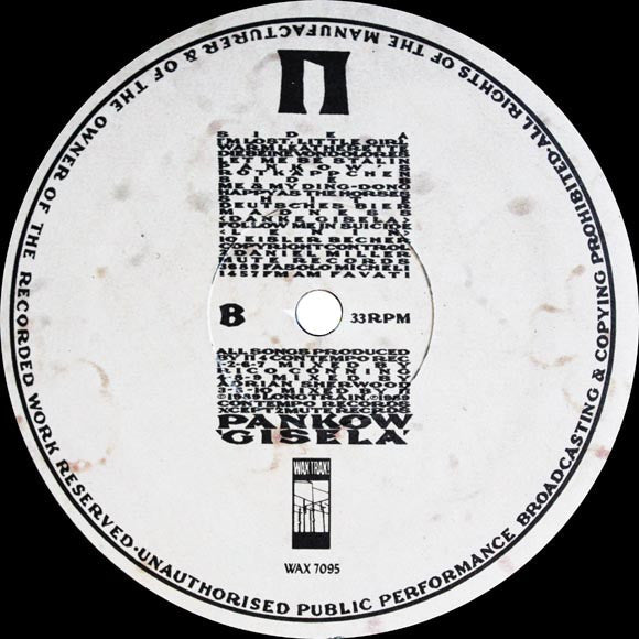 Pankow : Gisela (LP, Album)