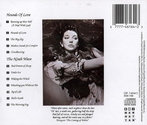 Kate Bush : Hounds Of Love (CD, Album, RP)