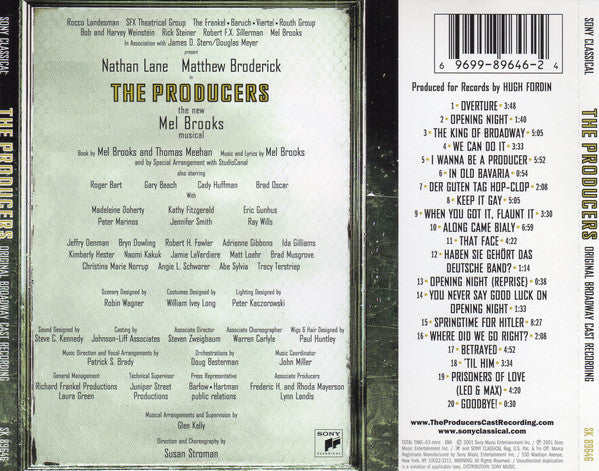 Original Broadway Cast* : The Producers (Original Broadway Cast Recording) (CD, Album)