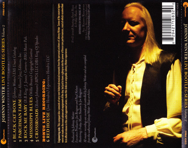 Johnny Winter : Live Bootleg Series Vol. 2 (CD, Album)
