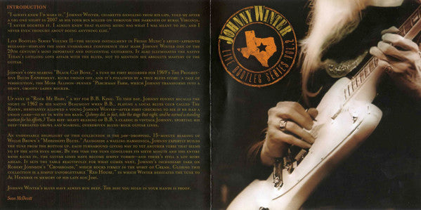 Johnny Winter : Live Bootleg Series Vol. 2 (CD, Album)