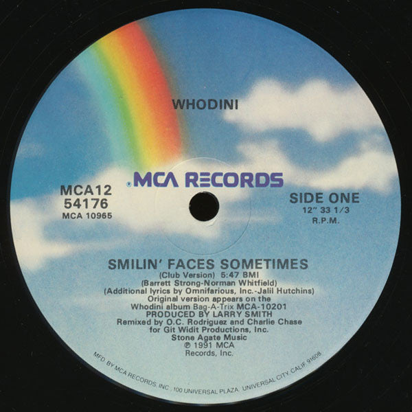 Whodini : Smilin' Faces Sometimes (12")