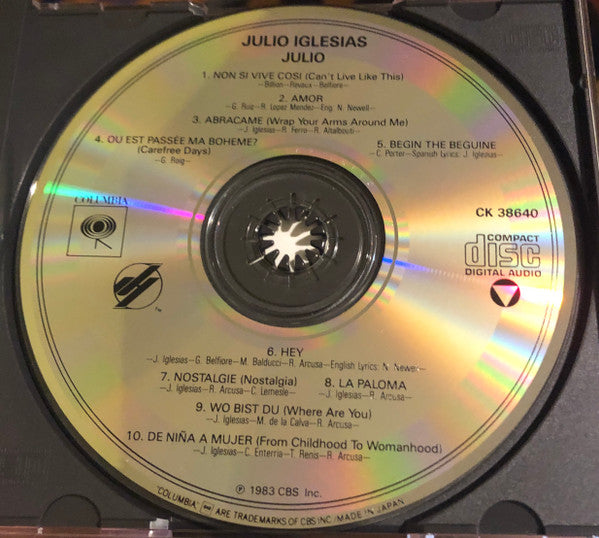 Julio Iglesias : Julio (CD, Album, RE, JVC)