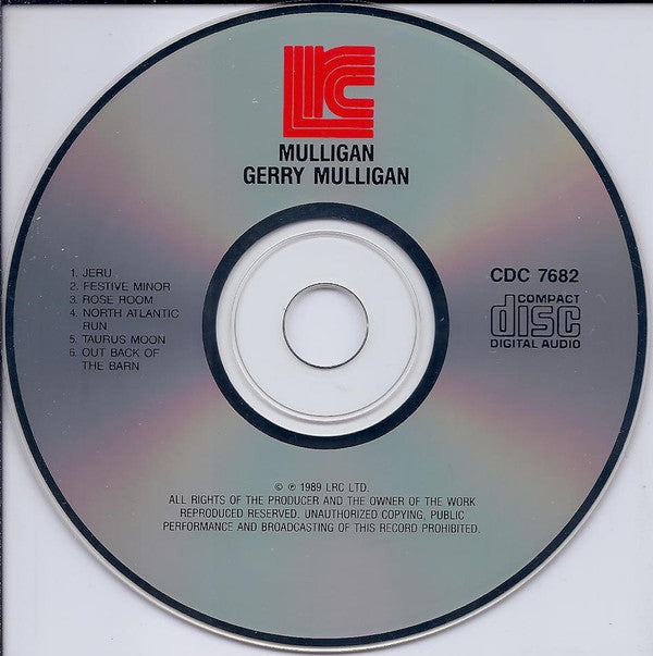 Gerry Mulligan : Mulligan (CD, Comp, Unofficial)