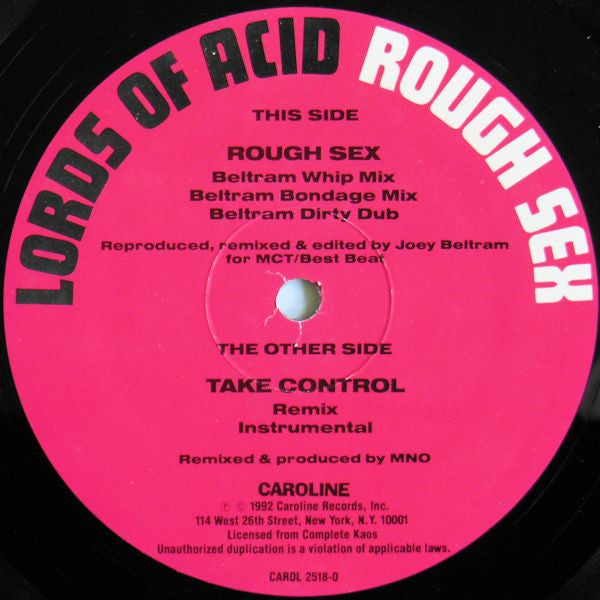 Lords Of Acid : Rough Sex (12")