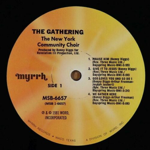 The New York Community Choir : The Gathering (LP)
