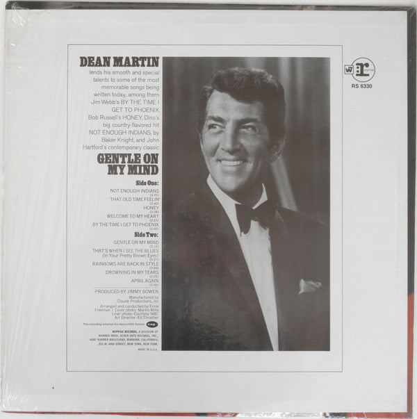 Dean Martin : Gentle On My Mind (LP, Album, Ter)