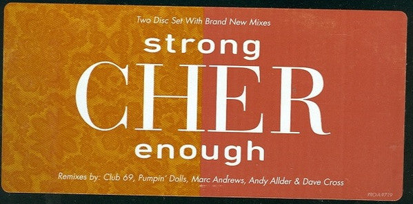 Cher : Strong Enough (2x12", Promo)