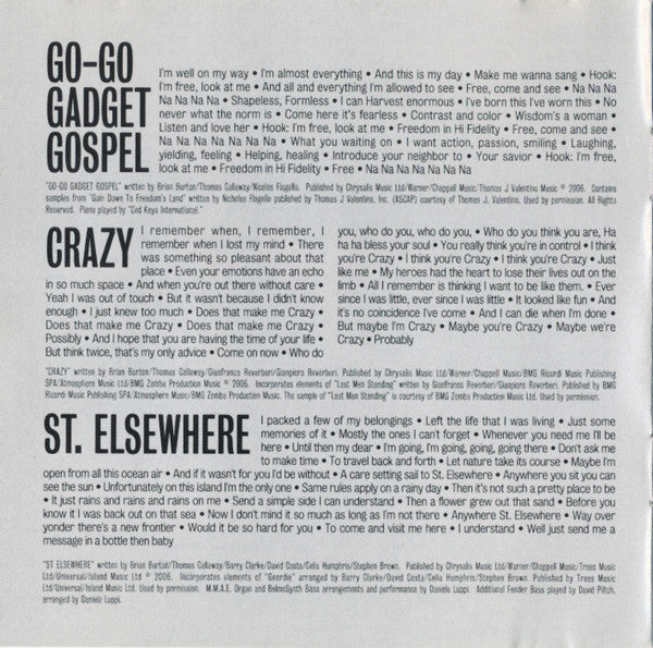 Gnarls Barkley : St. Elsewhere (CD, Album)