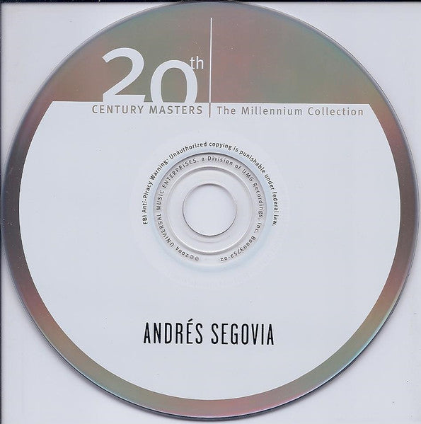 Andrés Segovia : The Best Of Andrés Segovia (CD, Comp)
