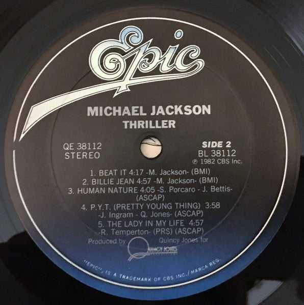 Michael Jackson : Thriller (LP, Album, Gat)