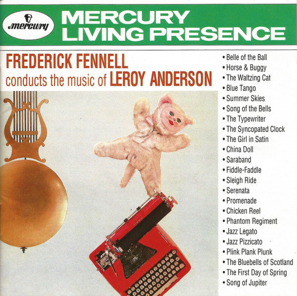 Frederick Fennell : Frederick Fennell Conducts Leroy Anderson (CD, Comp, Club)