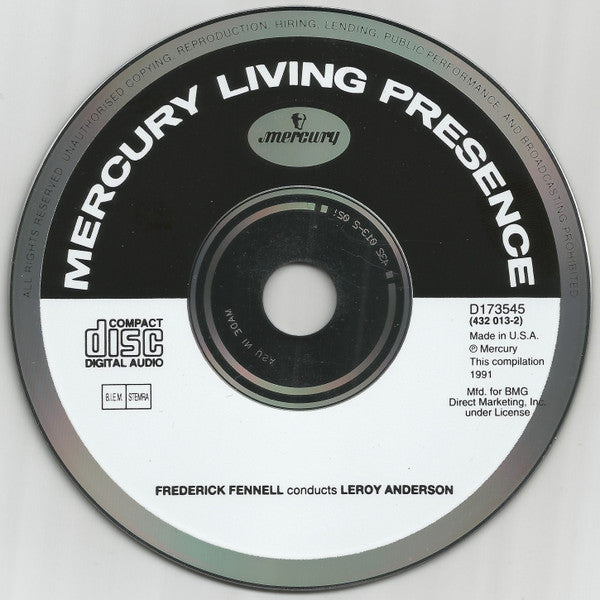 Frederick Fennell : Frederick Fennell Conducts Leroy Anderson (CD, Comp, Club)