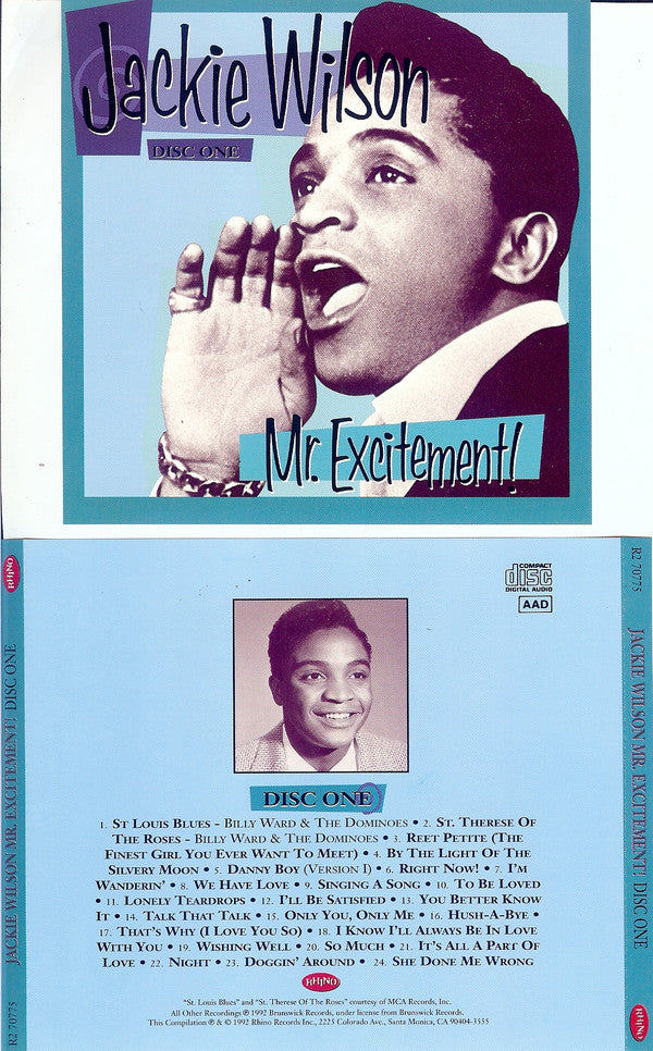 Jackie Wilson : Mr. Excitement! (3xCD, Comp + Box)