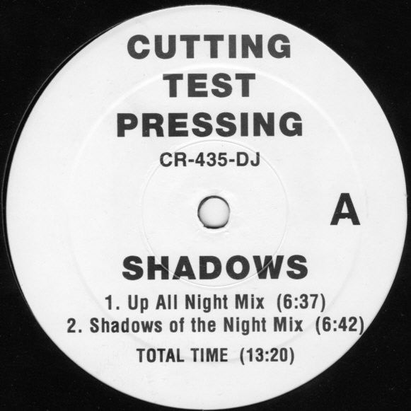 Coro : Shadows (12", Promo)