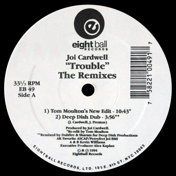 Joi Cardwell : Trouble (The Remixes) (12")