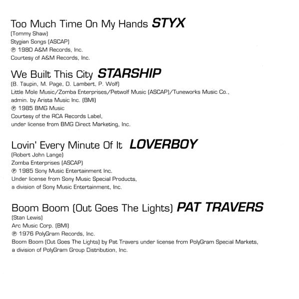 Various : The 80's Greatest Rock Hits Volume 3 Arena Rock (CD, Comp, RE)