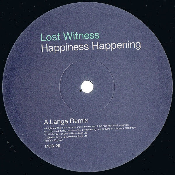 Lost Witness : Happiness Happening (12", Single)