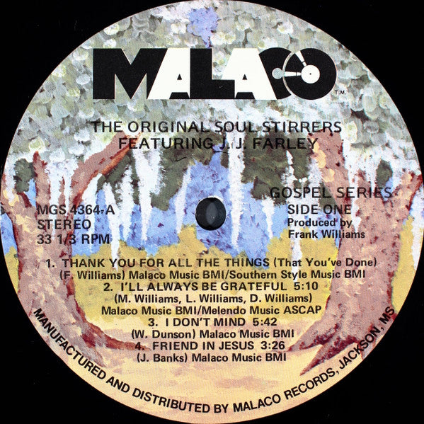 The Original Soul Stirrers With J.J. Farley* : Presenting (LP, Album)
