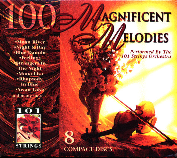 101 Strings : 100 Magnificent Melodies (8xCD, Comp + Box)
