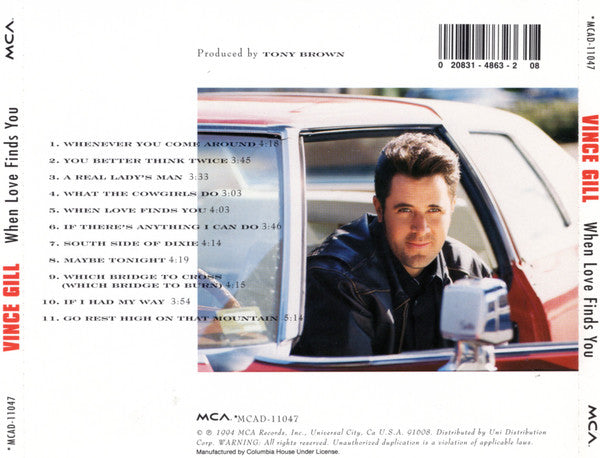 Vince Gill : When Love Finds You (CD, Album, Club)