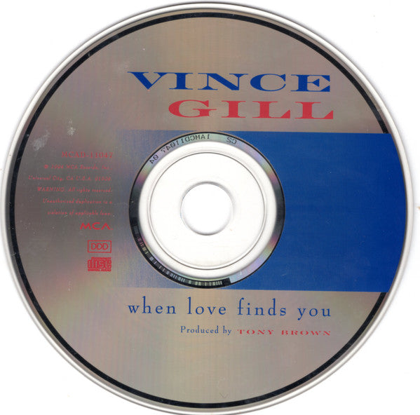 Vince Gill : When Love Finds You (CD, Album, Club)