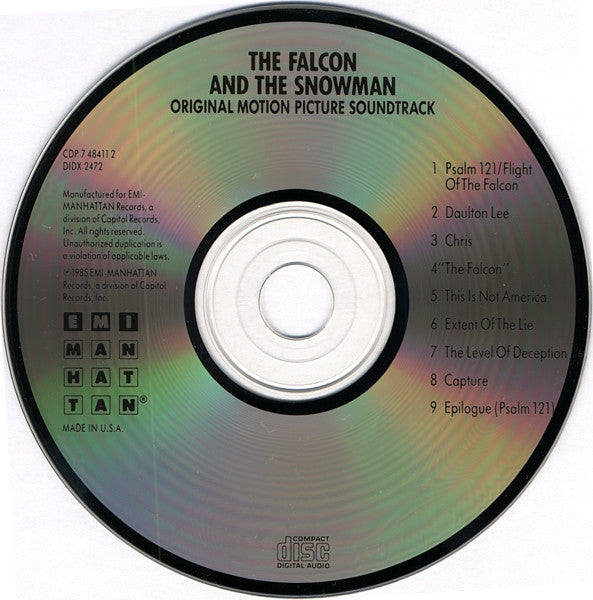 Pat Metheny Group : The Falcon And The Snowman (Original Motion Picture Soundtrack) (CD, Album, RE)