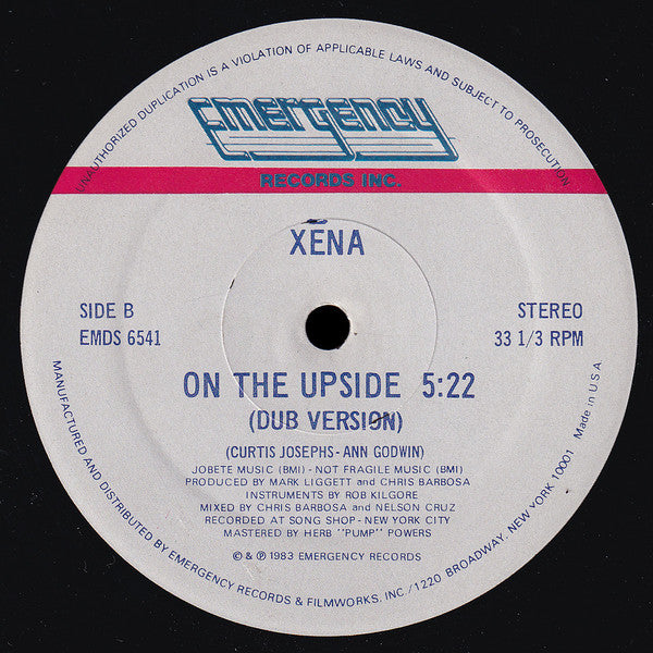Xēna* : On The Upside (12")
